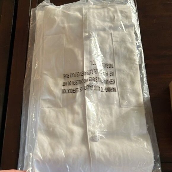 Landau Full-Length White Twill Lab Coat, Size 38 NEW - Picture 4 of 4